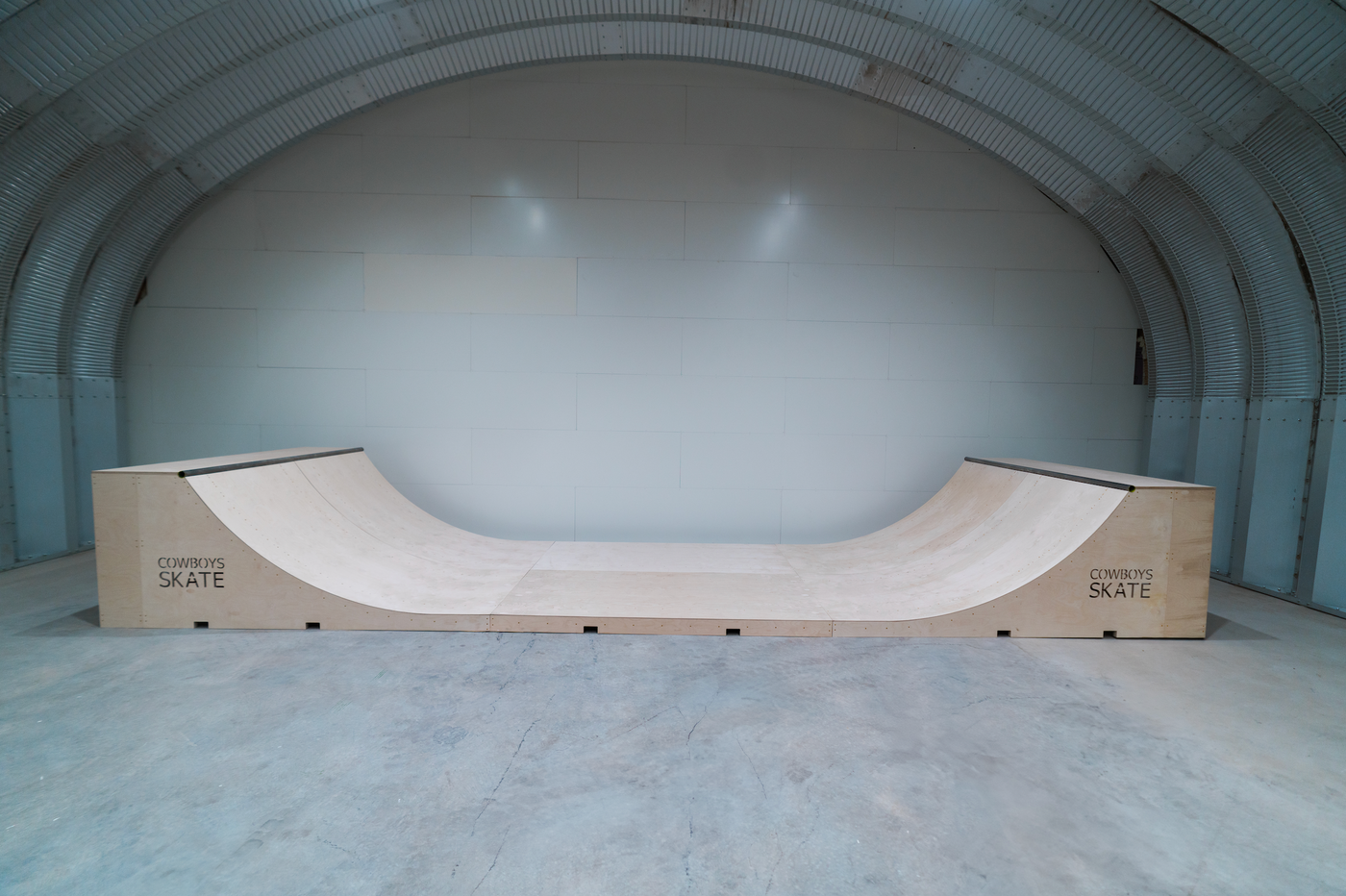 8' Wide Half-Pipe